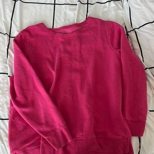 jms pink crewneck.runs VERY small.